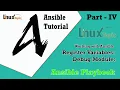 Ansible Tutorial - How to Use Register Variables in Playbook Register Variables