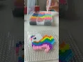Unicorn made with Perler Beads