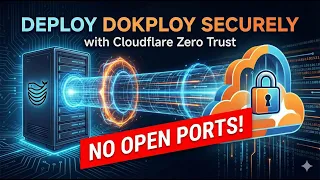 How to Deploy Dokploy Securely with Cloudflare Zero Trust No Open Ports