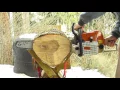 Stihl 036 Pro vs Ash