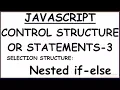 JAVASCRIPT NESTED IF ELSE WITH EXAMPLE