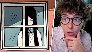 L'inquietante ragazza alla finestra...