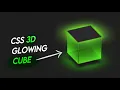 Ambient Light Effects CSS 3d Glowing Cube Animation Effects HTML CSS