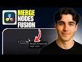 How To Use Merge Nodes In Fusion In DaVinci Resolve Tutorial 2026