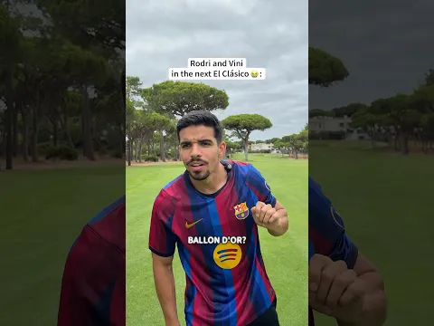 Rodri & Vini in El Clásico 😭🍿