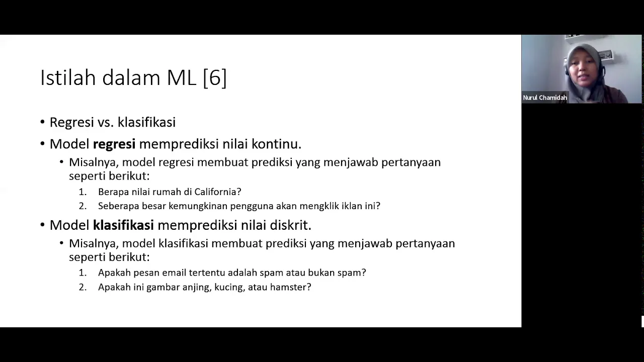 Machine learning : Regresi
