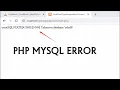 XMPP Error SQLSTATE42000 1049 Unknown databases