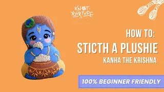 How to stitch krishna plushie