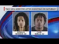Police arrest two men after shooting on Saturday in Peoria