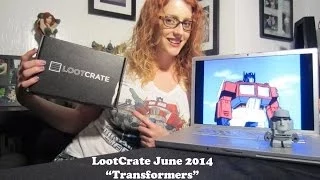 LootCrate June 2014 Transformers Unboxing with Abby Dark Star