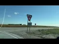 Driving Through a Reduced Conflict Intersection traveling north