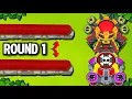 How Far can Each PARAGON vs 5-5-5 Get Against 100X Bloons