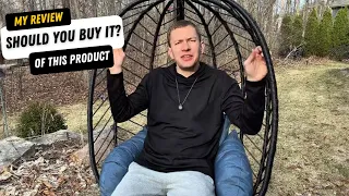 ALAULM Foldable Egg Chair with Stand - We Tried It Out