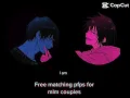 Matching mlm couple pfp for Theo and his bf muted btw