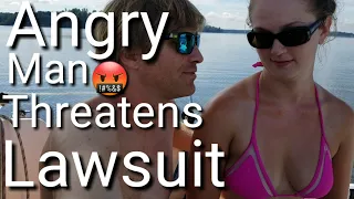 Mad Man Threatens To Call FBI