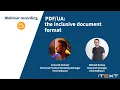Live Webinar the inclusive document format