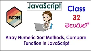 Array Numeric Sort Methods In JavaScript Training s Telugu 32 Compare Function I Tutorial 4311