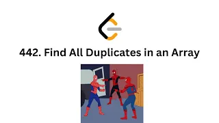 Find All Duplicates in an Array Leetcode 442 Python