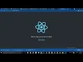 First React app using create-react-app VS code npx npm Hello World React App
