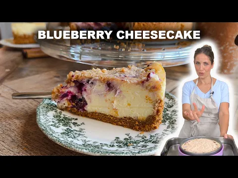 The Most Delicious Blueberry Crumble Cheesecake - Simple and Easy!