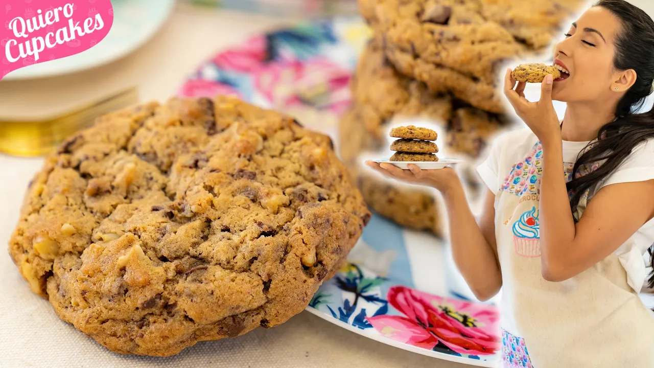 LAS MEJORES GALLETAS CON CHOCOLATE AL ESTILO LEVAIN BAKERY    QUIERO CUPCAKES