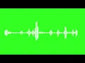 Download Lagu Free footage of audio waveform on green screen