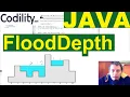 Codility FloodDepth Java solution
