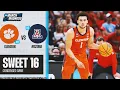 Clemson vs Arizona - Sweet 16 NCAA tournament extended highlights