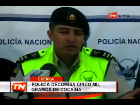 Policía decomisa cinco mil gramos de cocaína