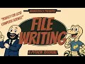 File Writing - Python Tutorial Full Explanation