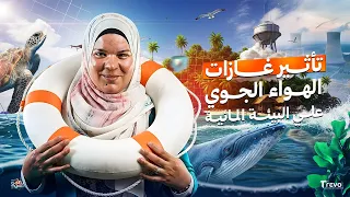 شرح درس تأثير غازات الهواء الجوي على البيئة المائية علوم متكاملة أولى ثانوي 2026 