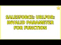 Salesforce URLFOR Invalid parameter for function