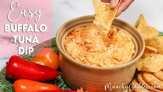 Easy Buffalo Tuna Dip Munchy Goddess