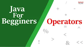 Java Tutorial For Beginners in Hindi Operators in Java