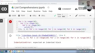 List Comprehensions and Data Structures in Python