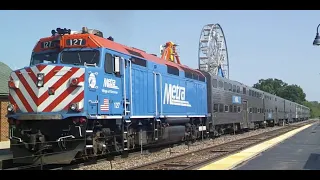 UPN Metra Trains in Highwood June 9 2023