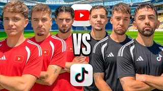 Youtubers VS Tiktokers… ⚽️🔥 LA REVANCHA en RETOS de FUTBOL