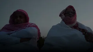 مجلس إقراء شيخ قراء المسجد النبوي الشيخ إبراهيم الأخضر   قراءة الشيخ موسى أبو زغلة دندنها