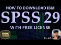 Free IBM SPSS 29 2024 - How to Free Download SPSS and Get a Free License of SPSS