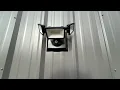 Hanging lights on metal metal
