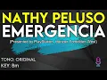 Nathy Peluso - EMERGENCIA - Karaoke Instrumental