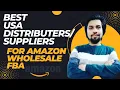 Best Usa Wholesale distributer for Amazon Fba How to Find USA Supplier Very Easy Step by Step