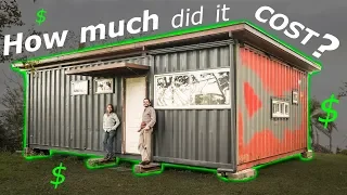 Shipping Container House 💰How much did it cost? Part 2 – LTP EP 053
