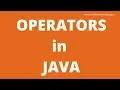 Types of Operators In Java and their uses Java Tutorial In Hindi Excellence Technology