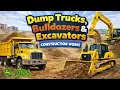 Dump Trucks Bulldozers Excavators On The Job John Deere Kids