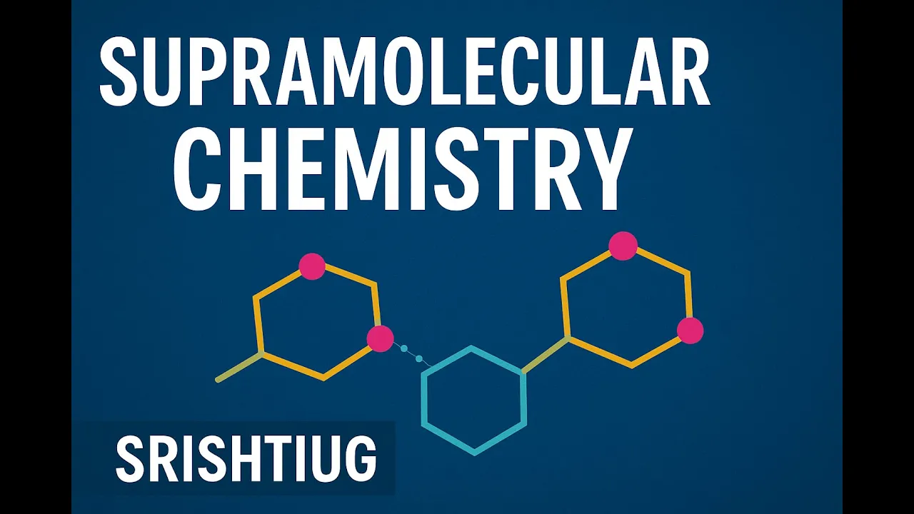 Lecture 1 Supramolecular Chemistry & Molecular Recognition | Chemistry Series