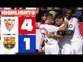 Download Lagu SEVILLA FC 4 - 1 FC BARCELONA  | HIGHLIGHTS LALIGA EA SPORTS