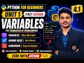 Python Variables Explained Naming Rules NameError Python Programming Complete Course 1