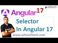 Selector in Angular 17 Angular Selector Angular 17 Tutorials in Hindi