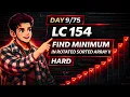 LC 154 Find Minimum in Rotated Sorted Array II Binary Search HARD Explained